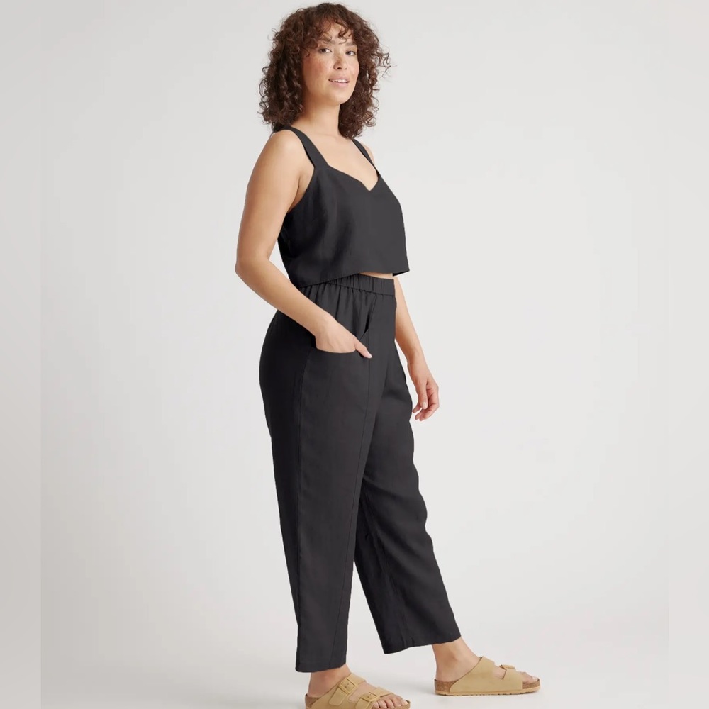 Quince Linen Tapered Pants